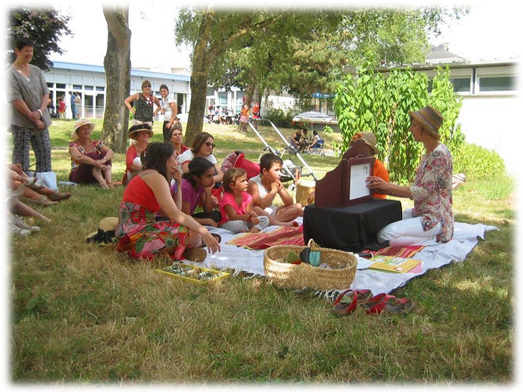 Kamishibaï pour lecture publique