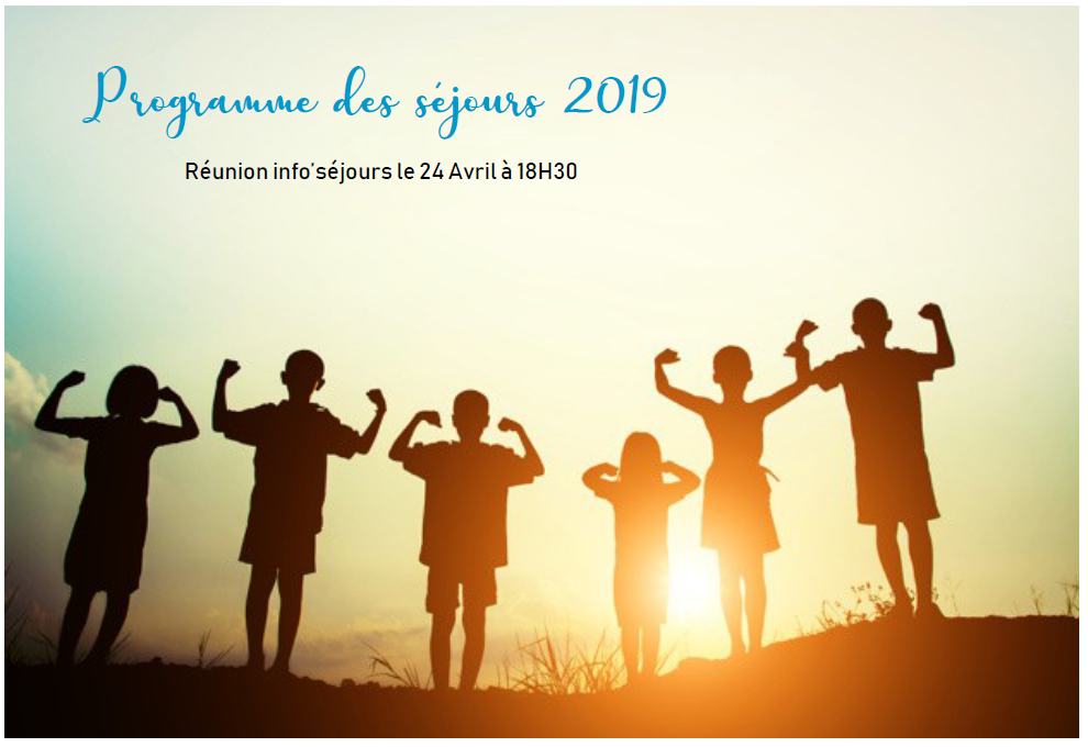 Séjours. Mini camps. Accueils de loisirs.